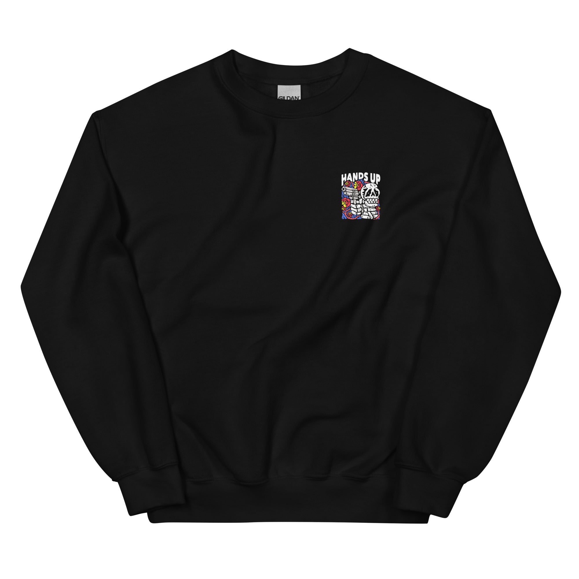 Sweat-shirt Unisexe Sans Capuche Mains en l'Air