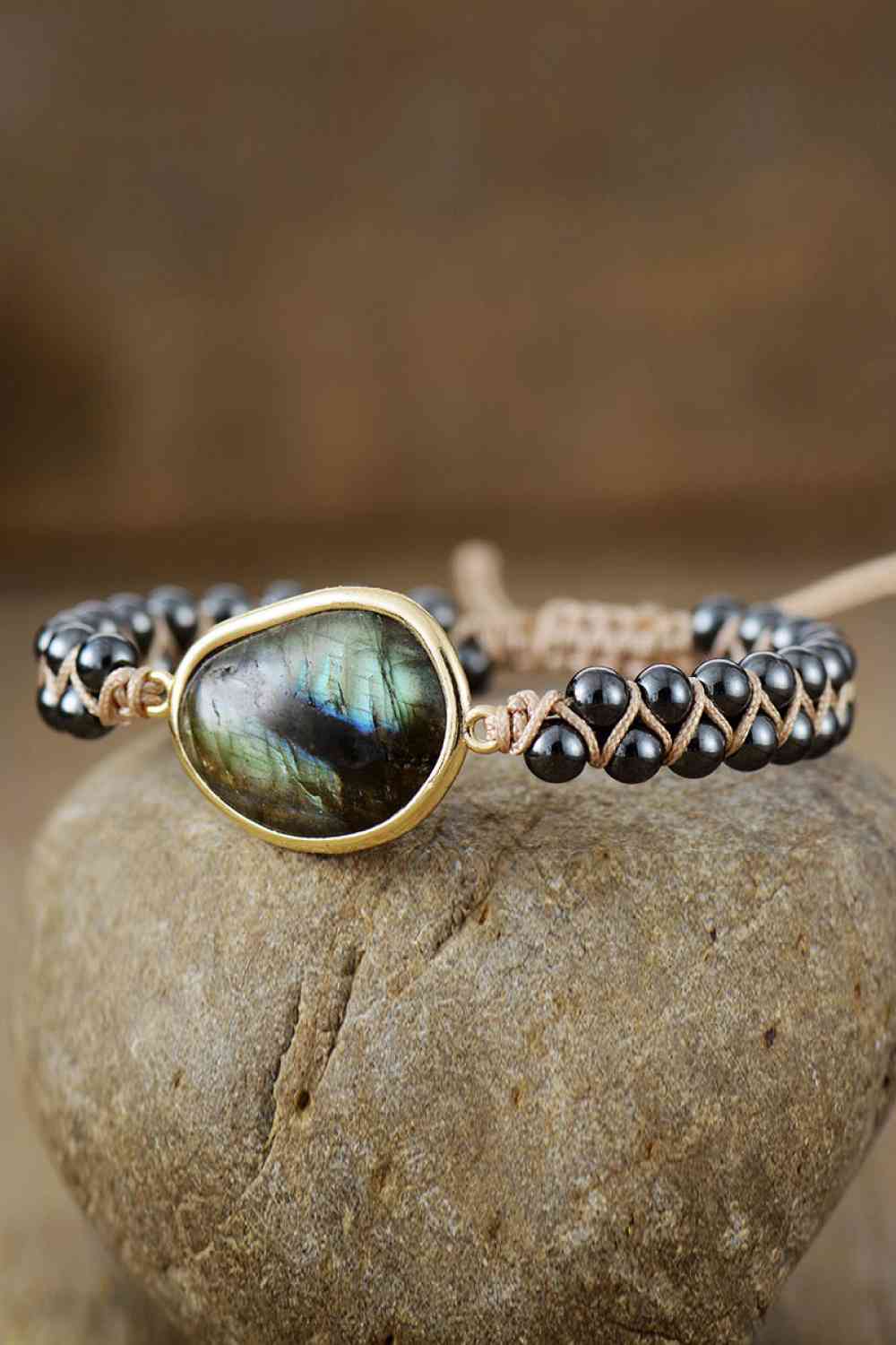 Bracelet de perles en pierre naturelle