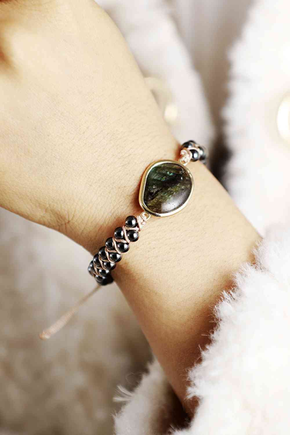 Bracelet de perles en pierre naturelle